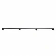 Rainaut Stair Handrail, 8 Feet Handrails For Stairs, Galvanized Metal Industrial Pipe Railing Indoor Pipe Stair Railing With Wall Mount Support, Round Corner - 8ft - View 4