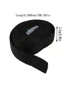 黑色 1 件捆扎带货物捆扎带摩托车卡车托盘货物行李捆扎带固定器