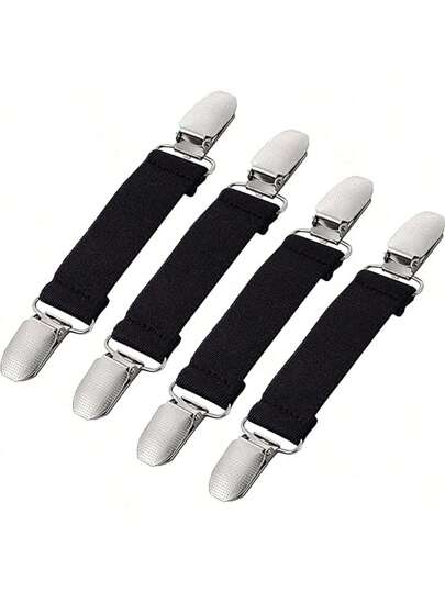 1/2/4 Stück Winterhandschuh Clips aus elastischem Edelstahl für Erwachsene zum Befestigen von Kleider, Pullover, Strickjacken, Schals