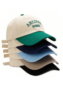 1 Unisex całoroczna modna czapka baseballowa z ochroną przeciwsłoneczną i haftem 3D Arizona1751