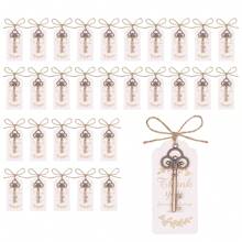 10 Sets Of Gift Sets For Key Bottle Openers, Including Thank-You Labels And Key Bottle Openers, Very Suitable Well As Small Gifts For Weddings, Birthdays, Parties, And Decorations