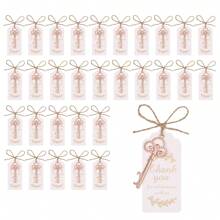 10 Sets Of Gift Sets For Key Bottle Openers, Including Thank-You Labels And Key Bottle Openers, Very Suitable Well As Small Gifts For Weddings, Birthdays, Parties, And Decorations
