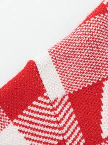 Balabala 2025 Fashionable Knitted Pullover Sweater For Young Girls - Red - View 9