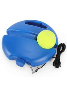 1 Set Tennis Training Rebounder With Base, Durable & Wear-Resistant, Elastic Tennis Training Equipment For Adults