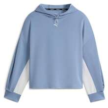 Fit Double Knit Pullover Hoodie |  | Women Sports Sweatshirts - Default - View 1