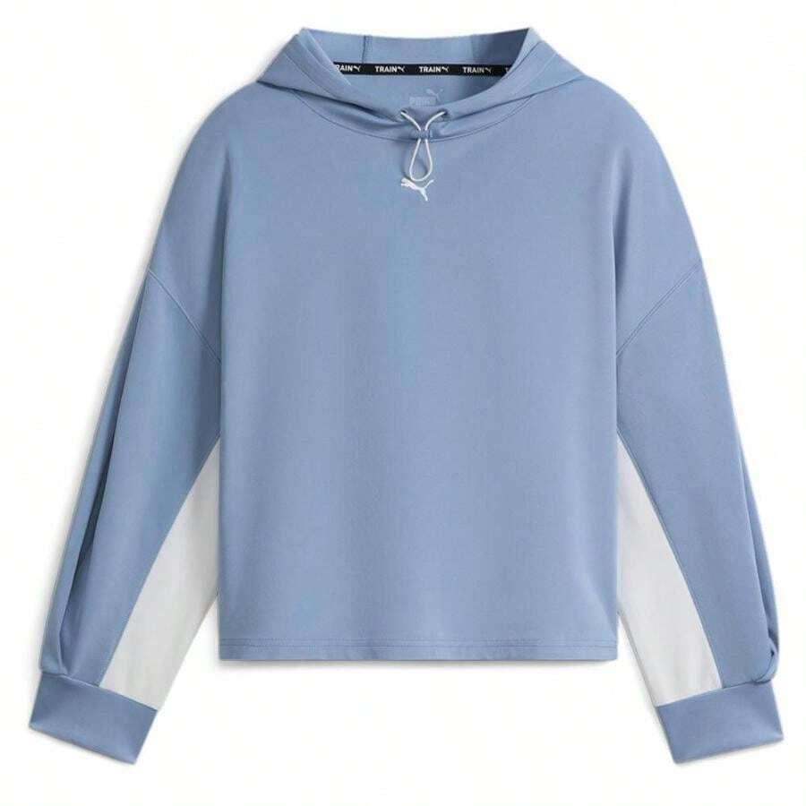 Fit Double Knit Pullover Hoodie |  | Women Sports Sweatshirts - Default - View 1