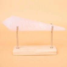 1 pièce Support d'affichage de pilier en cristal au style classique et simple, adapté pour la décoration de fête des jours fériés, excellente décoration pour la maison