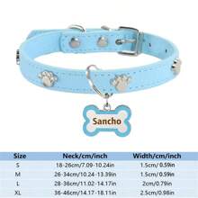 Collare in pelle personalizzato per cani con targhetta a forma di osso, con nome dell'animale domestico e numero di telefono inciso su entrambi i lati, decorazione in metallo con impronta anti-smarrimento, accessorio di moda per cani e gatti, regalo ideale per animali domestici piccoli e medi, ornamentale, inciso, in acciaio inossidabile, elegante, alla moda, colorato, vintage, carino, compatto, simpatico, personalizzato, unico, personalizzato, per anniversari, per compleanni