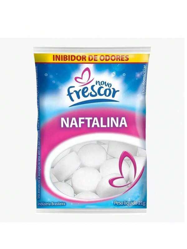 KIT 2 PACOTES DE NAFTALINAS NOVO FRESCOR