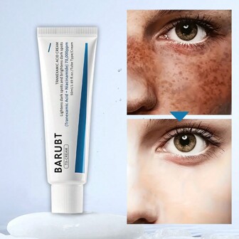 BARUBT 50毫升氨甲环酸乳膏，去除皮肤斑点、黄褐斑、黑斑，提亮肤色并紧致肌肤