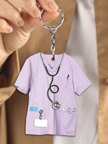 [Customer's Favorite] Nurse And Medical Personnel Acrylic Keychain - Christmas And Thanksgiving Perfect Gift, Suitable For Car Keys And Backpacks, Universal For All Seasons School Car Accessories Cute Goth Y2k Bag Accessories Lanyards With Id Holder Car Accessories Bag Charms - Multicolor - View 15