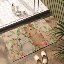 1 件复活节兔子印花浴室垫 - 超柔软超细纤维，防滑快干，适用于厨房和浴室 - 彩色 - 查看 16