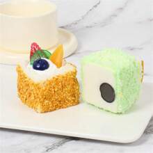 Bánh kem Pháp mềm mại chân thực PU Bánh ngọt giả Mousse Nam châm tủ lạnh trưng bày đạo cụ - Nhiều màu - Xem 8