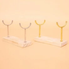 1 pièce Support d'affichage de pilier en cristal au style classique et simple, adapté pour la décoration de fête des jours fériés, excellente décoration pour la maison