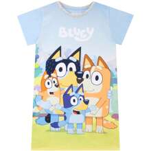 Bluey Nightdress | Short Sleeve Girls' Nighties | Official Merchandise