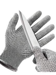 1pc Kitchen Cut-Resistant Gloves, Level 5 Protection, Slip-Resistant, Suitable For Cooking, Meat Processing, Driving, Outdoor Sports, Summer Thin Breathable Design, For Men