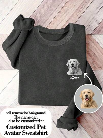 Customizable Women's Crew Neck Sweatshirt For Christmas Party, Thanksgiving - Add Your Own Photos/Text To Personalize A T-Shirt With Family Members, Group Photos, Pet Photos, Favorite Patterns, Memes (Family/Friends/Pets/Patterns/Memes). For Business, Wedding, Party, Birthday, Halloween, Christmas Ornamental,Dawg,Kitties Stylish,Fashion,Hipster,Contracted,Easy Costume,Minimal Chic,Casual,Cozy Unique,Custom Treasurefinds,Belle Costume Ideal Gifts For Her Family,Friends,Children,Pink Girls For Mother's Day,For Children's Day,For Vacation,Easy Comfort,Women Apparel,Customized Women Sweatshirts,Ornamental,Dawg,Unique,Custom,Ideal Gifts For Her,Family,Friends,Pink Girls,For Holiday,For Vacation,For Anniversaries,Ornamental,Dawg,Unique,Custom,Ideal Gifts For Her,Family,Friends,Pink Girls,For Holiday,For Vacation,For Anniversaries,Ornamental,Dawg,Unique,Custom,Ideal Gifts For Her,Family,Friends,Pink Girls,For Holiday,For Vacation,For Anniversaries,Customized Women Clothing