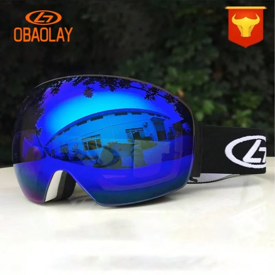 New Winter Fashion Sports Goggles, Solid Color, Suitable For Skiing, High-Definition, High-End Winter Ski Goggles Autumn