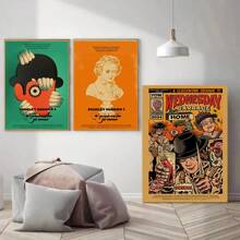 1pc Wall Arts Posters Pop Classic High Score Movie Posters, Suitable For Study And Living Rooms, Canvas Art, Gifts, Without Frame/With Frame ,Wall Art With Frame - Multicolor - View 7