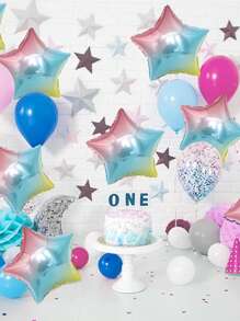 10pcs 18" Star Shaped Balloon, Holiday Celebration, Birthday Party, Wedding, Engagement, Valentine's Day, Anniversary Decoration - Multicolor - View 6