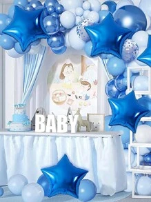 10pcs 18" Star Shaped Balloon, Holiday Celebration, Birthday Party, Wedding, Engagement, Valentine's Day, Anniversary Decoration - Multicolor - View 7