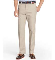 Men's American Straight-Fit Flat Front Chino Pants - Màu Khaki - Xem 1