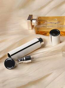 1pc 0.34oz High-Quality Refillable Matte Mini Perfume Bottle, Portable Refillable Atomizer, Travel Sample Perfume Empty Bottle Dispenser, Daily Perfume Bottle, Great Gift For Family Or Friends Travel Essentials School School Supplies Holiday Camping Holiday Essentials Vacation Accessories Perfume For Women Perfume For Men Beach - Multicolor - View 4