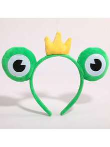 Diadema con dibujos animados, tocado de príncipe y princesa rana para disfraces, actuaciones y uso cosmético - Multicolor - Ver 6