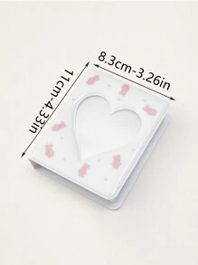 1 张 3 英寸即时相册，小马设计卡片和照片存储相册，PVC 材质 - 彩色 - 查看 2