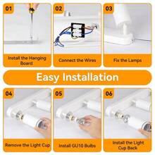 CANMEIJIA 1pc GU10 Recessed Light, Replaceable Bulb, Adjustable Angle, Suitable For Bedroom, Dining Room, Home Lighting, Living Room, Clothing Store And Other Occasions - Acrylic Ceiling Spotlight - View 11