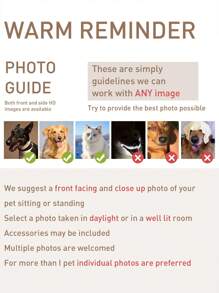 Customized Fashionable & Personalized Pet Photo Cutout Graphic Phone Case, Protective Cover Compatible With Iphone 11/12/13/14/15/16 Pro Max