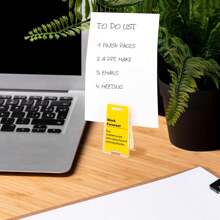 Letrero de escritorio de acrílico "Pronóstico de trabajo. Ocupado. Sarcasmo disperso con una gran probabilidad de blasfemias murmuradas." - Decoración de oficina humorística, regalo unisex para compañeros de trabajo, decoración de habitación versátil Regreso a la escuela Decoración del hogar Adornos Cosas en miniatura para el hogar - Unitalla - Ver 5