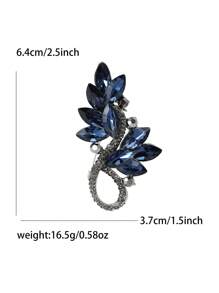 Cinza Café Roxo Cristal Trigo Orelha Broche Para Mulheres Homens Planta Pin Festa Banquete Jóias Presente Vestido Terno Pin Acessórios