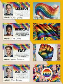 1张定制照片和姓名卡，定制照片LGBTQIA+终身会员卡 - LGBTQIA+骄傲卡，定制LGBTQIA+及其他会员卡 - 添加您自己的照片 - 个性化LGBTQIA+姓名卡，个性化新奇LGBTQIA+终身会员全息贴纸，送给朋友和同事的搞笑礼物，高级终身会员身份，玩笑表情，趣味礼物，恶搞礼物，身份证
