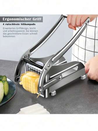 1 pieza Cortador de juliana de acero inoxidable para papa/pepino para el hogar