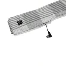 Rechargeable Heating Scarf, Fashionable Heating Scarf, Electric Heating Neck Warmer With 3-Speed Temperature Control, Washable And Warm (Including 3050mAh Portable Power Bank) Christmas Gifts, Hand Warmers, Gifts For Men, Stocking Stuffers, Hand Warmers Rechargeable - Model - View 9