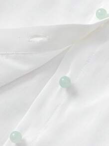 Balabala 女童绣花装，汉服裙套装，2025新年