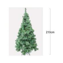 Árbol De Navidad Verde Del Copo De Nieve Los 210CM Con La Base Metálica