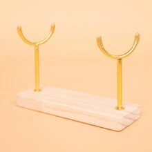 1 pièce Support d'affichage de pilier en cristal au style classique et simple, adapté pour la décoration de fête des jours fériés, excellente décoration pour la maison