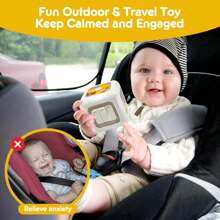 幼儿忙碌立方体，6 合 1 活动立方体蒙特梭利教育玩具，幼儿旅行玩具，蒙特梭利忙碌立方体感官活动板汽车旅行活动精细运动玩具，适合男孩女孩的生日圣诞礼物