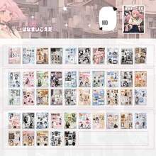 45 arkuszy romantycznych naklejek dekoracyjnych w stylu mangi do scrapbookingu - Wielokolorowe - Zobacz 11