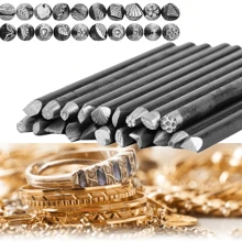 16pcs/20pcs Metal Steel Stamping Punch Set, Professional Jewelry Hole Punch Die Mold Tool Kit, For Jewelry Making Engraving DIY Handcraft Suitable For Different Themed Jewelry