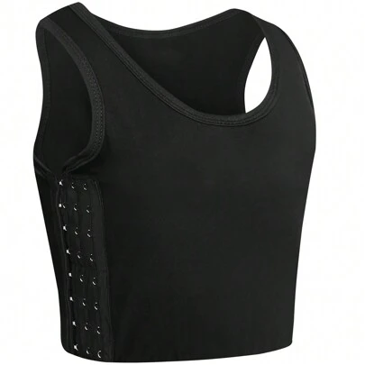 Transgender FTM Breathable Cotton Elastic Band Colors Chest Binder Tank Top (M-6XL)