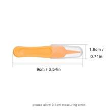 婴儿鼻夹，新生儿儿童圆头鼻毛镊子清洁器