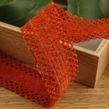 双面镂空雪尼尔植绒织带，DIY手工发饰蝴蝶结礼盒鲜花包装织带 - 彩色 - 查看 17