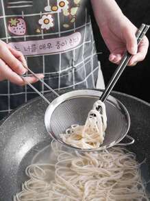 3pcs/1pc Stainless Steel Fine Mesh Tea Strainer With Handle - Japanese Style Matcha Powder Sifter