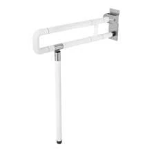 YUNRUX Stainless Steel WC Toilet Folding Handle Stand-Up Aid Support Handle Grab Bar Up To 100 Kg Toilet Grab Bar WC Stand-Up Aid Support Handle Wall Support Handle