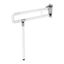 YUNRUX Stainless Steel WC Toilet Folding Handle Stand-Up Aid Support Handle Grab Bar Up To 100 Kg Toilet Grab Bar WC Stand-Up Aid Support Handle Wall Support Handle