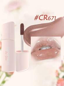 COLORROSE Mirror Water Lip Gloss, Shimmer Plumping, Glass Lip Gloss, Diamond Lip Plumper Gloss, Moisturizing Liquid Lipstick, Daily Makeup Cosmetic - CR671 - View 1