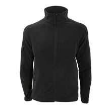 Result Core Mens Micron Anti Pill Fleece Jacket (Black) - 100% Polyester - Black - View 1